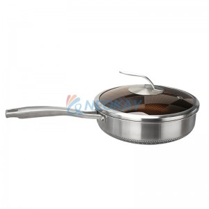 Juego de ollas de cocina para el hogar antiadherentes de acero inoxidable 18/8, 9 Uds., olla para sopa, olla para freír, juego de sartenes de cocina