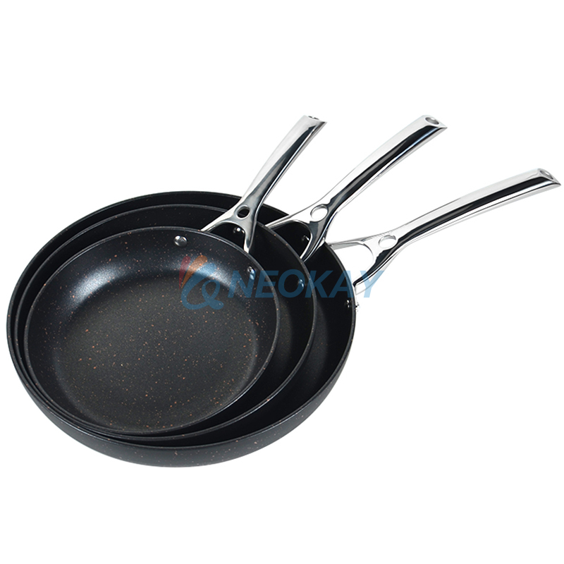 Induction Cookware Fadware Pots and Pans Set Nonstick Oven & Dishwasher Safe  Cookware Kitchen Cooking Pan Set with Glass Lids Includes Frying Pans Saute  Pan Saucepans & Stockpot Black - NEOKAY