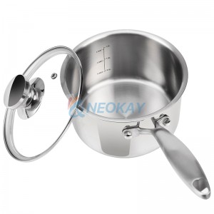 Stainless Steel Saucepan With Steamer Basket 16CM