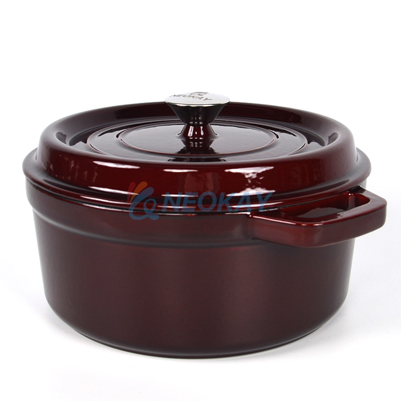High Quality Die Casting Iron Dutch Oven With Lid Enamel Dutch Oven Pot With Handles