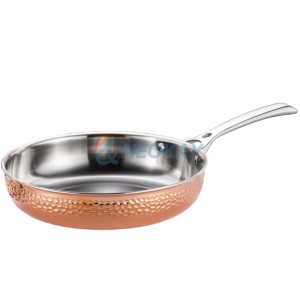 2020 18/10 or 18/8 stainless steel copper pans pot sets kitchen cooking stock soup pot saucepan casserole cookware set