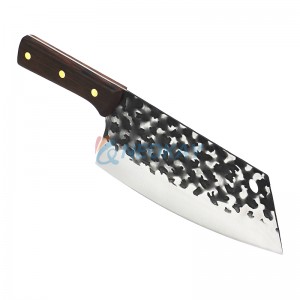 Meat Cleaver Knife Professional Kitchen Knife Japanese Knife High Carbon Steel Vegetable Meat Cleaver with Ergonomic Wood Handle