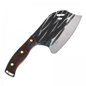 Full Tang Serbian Butcher Knife Sharp Mini Chef Knife High Carbon Steel Hand Forged Blade Camping Knife Cleaver