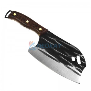 Full Tang Serbian Butcher Knife Sharp Mini Chef Knife High Carbon Steel Hand Forged Blade Camping Knife Cleaver