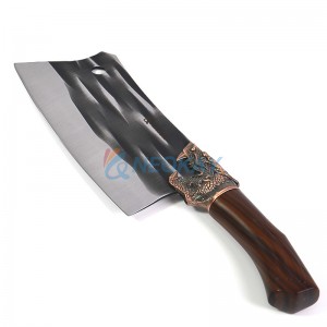 Meat Cleaver Knife Forged Butcher Knife with Lightweight and Effortless Design Chopping Knife with German High Carbon Steel Chinese Chef Knife