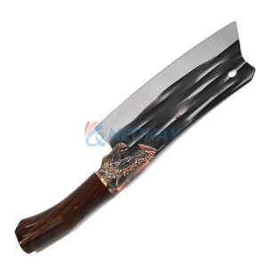 Meat Cleaver Knife Forged Butcher Knife with Lightweight and Effortless Design Chopping Knife with German High Carbon Steel Chinese Chef Knife