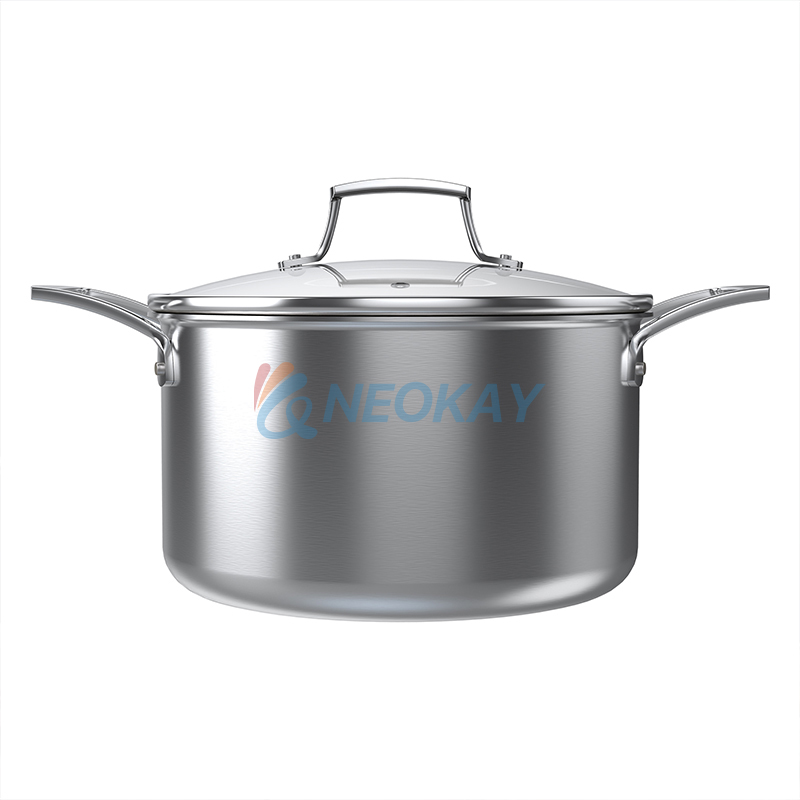 Sartén wok de compuesto de titanio duradero de 30 cm / 32 cm con tapa -  NEOKAY
