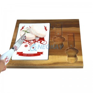 Cutting Boards Marble and Acacia Wood Kitchen Chopping Board Cutting Blocks Fruit Bread Cheese Steak Pizza Serving Tray Tableware Dinner Plate