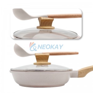 9pcs Cooking & Dining Pans and Pots Die Casting Aluminum Nonstick Cookware Sets with Glass lid