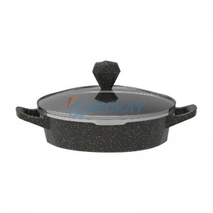 Pots and Pans Set Nonstick Granite Coating Non Stick Cookware Sets Pans