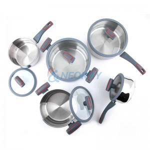 10pcs Aliquam ferro Venter cookware set